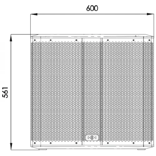 HH Electronics TNP-1800S Пассивный сабвуфер, 1000 Вт., 18"