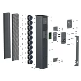 HK Audio P10i Звуковая колонна, 600 Вт., 16 Ом, 10х3 дюймов, IP66