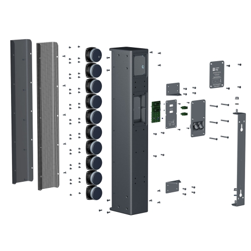 HK Audio P10i Звуковая колонна, 600 Вт., 16 Ом, 10х3 дюймов, IP66