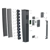 HK Audio P10j Звуковая колонна, 600 Вт., 16 Ом, 10х3 дюймов, IP66