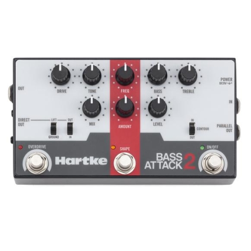 Hartke Bass Attack 2 Напольный басовый предусилитель