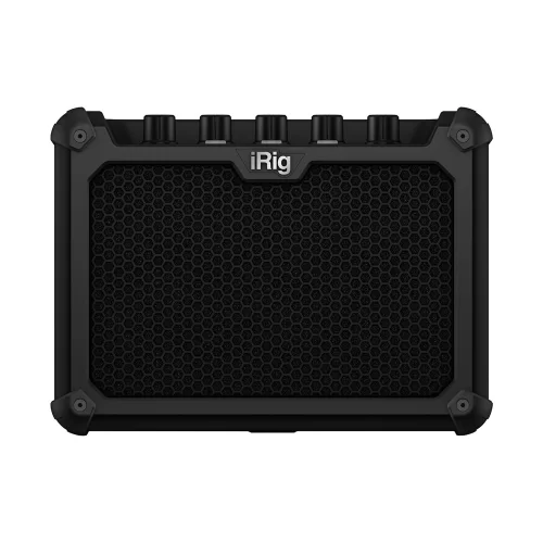 IK Multimedia iRig Micro Amp Портативный моделирующий гитарный комбоусилитель, 15 Вт., 4 дюймов