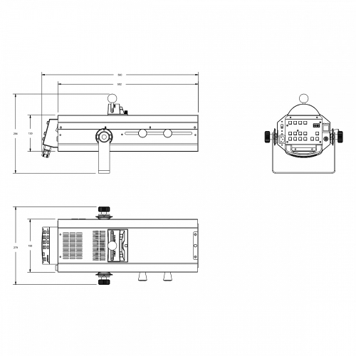 Involight LED FS75 LED следящяя пушка 75 Вт. WHITE