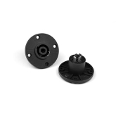 INVOTONE SPK4MR Разъем Speaker Connector блочный, 4pin, мама, круглый фланец