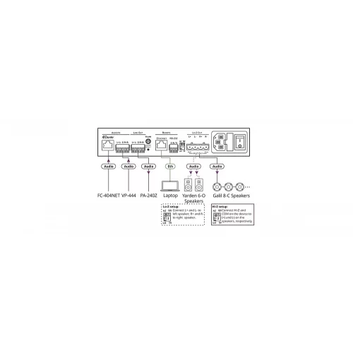 Kramer PA-120Net Трансляционный усилитель, 120 Вт., Dante