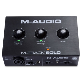 M-Audio M-Track Solo Аудиоинтерфейс USB, 2х2