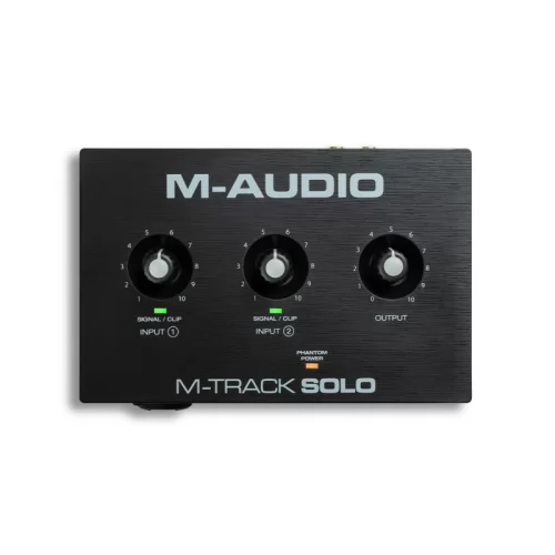 M-Audio M-Track Solo Аудиоинтерфейс USB, 2х2