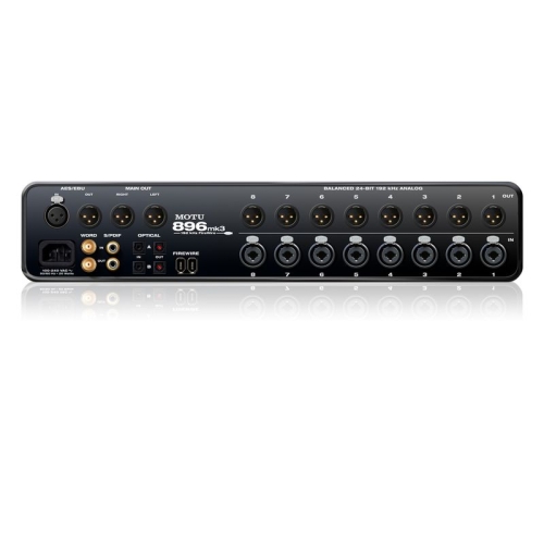 MOTU 896 mk3 Hybrid USB + FireWire аудиоинтерфейс, 28x32