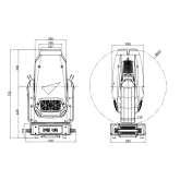 Martin ERA 600 Profile Вращающаяся голова Profile, 550 Вт., CMY