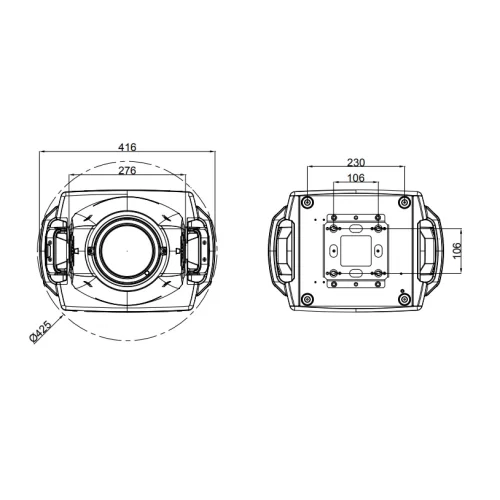 Martin ERA 600 Profile Вращающаяся голова Profile, 550 Вт., CMY