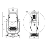 Martin ERA 800 Profile Вращающаяся голова Profile, 800 Вт., CMY