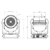 Martin MAC Aura PXL Вращающаяся голова Wash, 19x40 Вт., RGBW