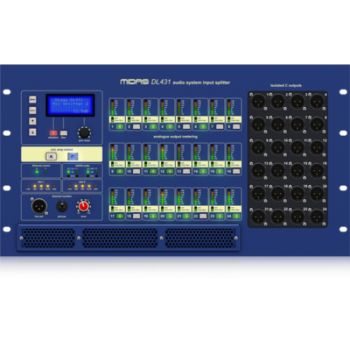 Midas DL431 Микрофонный сплиттер, 24х72