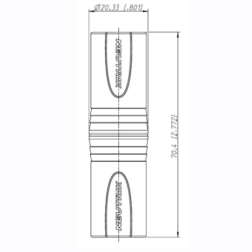 Neutrik NA3MM Переходник XLR male - XLR male