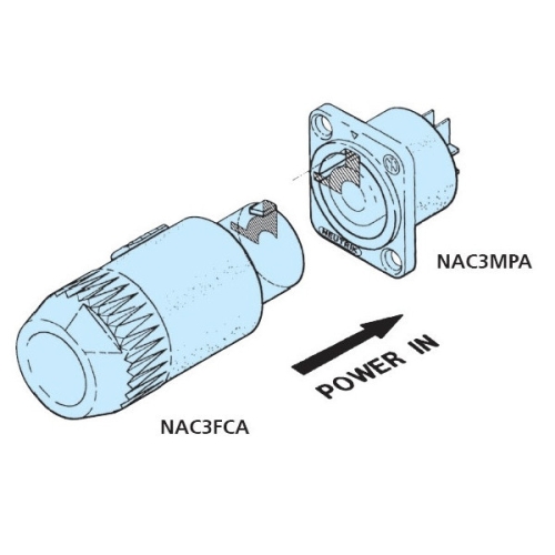 Neutrik NAC3FCA Кабельный разъем PowerCon