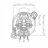 Neutrik NC3FAH1 Панельный разъем XLR "мама"