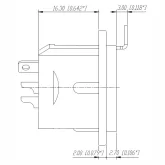 Neutrik NC3FD-L-1 Панельный разъем XLR "мама"