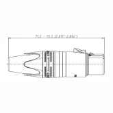 Neutrik NC3FXX-B Кабельный разъем XLR "мама"