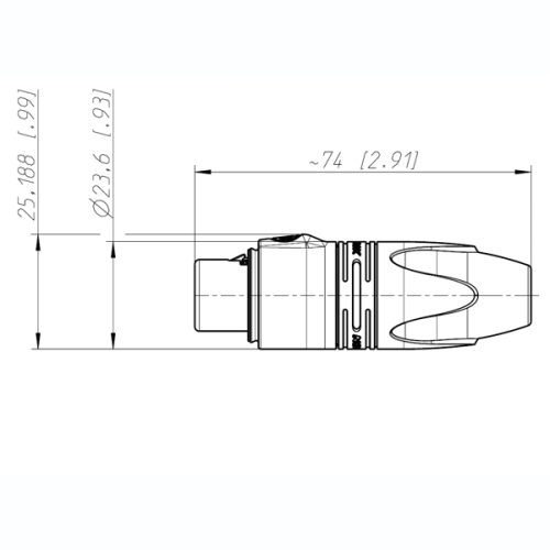 Neutrik NC3FXX-HD-D  Кабельный разъем XLR