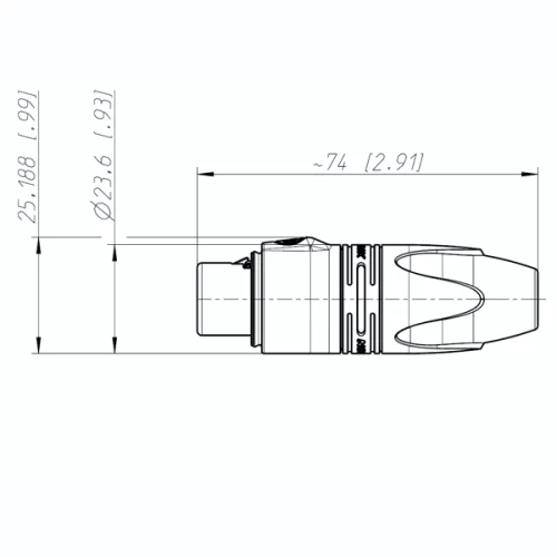 Neutrik NC3FXX-HD-D  Кабельный разъем XLR