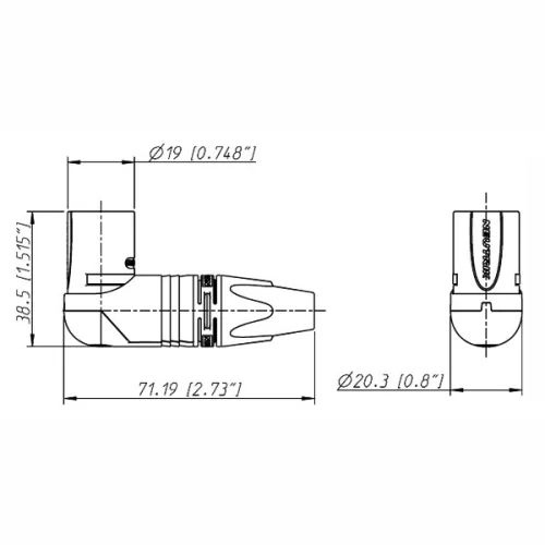 Neutrik NC3MRX Кабельный разъем XLR "папа"