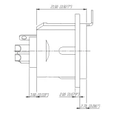 Neutrik NC4FD-L-1 Панельный разъем XLR female 4 контакта