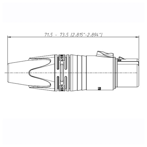 Neutrik NC5FXX Кабельный разъём XLR "мама", 5 контактов