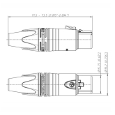 Neutrik NC5FXX-BAG Разъем XLR кабельный, 5 контактов, гнездо ("мама")