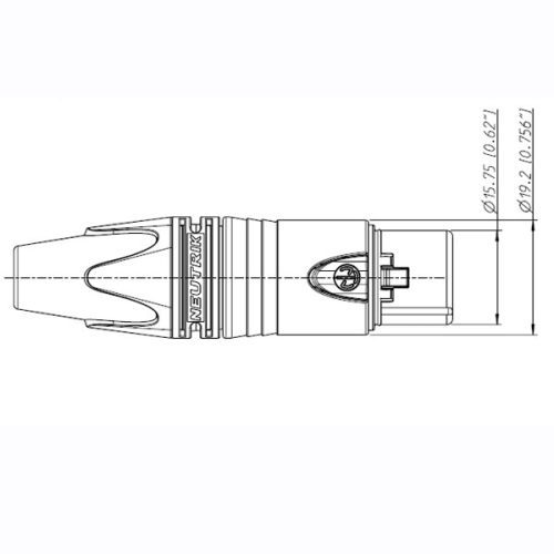 Neutrik NC5FXX-D Кабельный разъем XLR, 5 контактов, гнездо