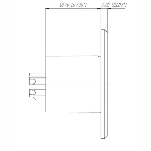 Neutrik NC5MP Разъем XLR панельный, 5 контактов, штекер ("папа"), тип-P