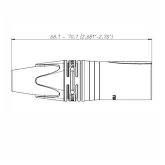 Neutrik NC5MXX Кабельный разъем XLR male 5 контактов