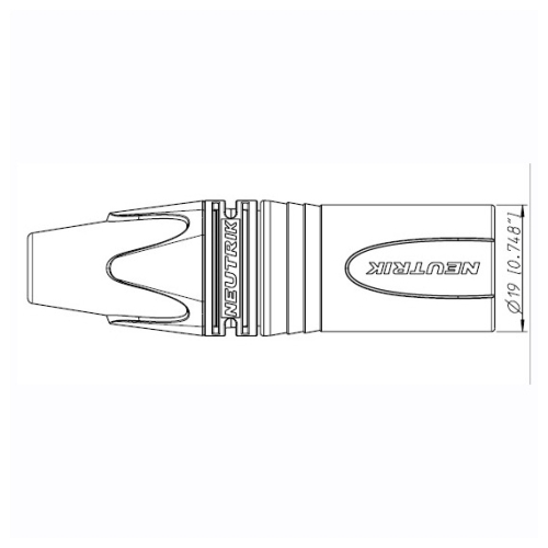 Neutrik NC5MXX Кабельный разъем XLR male 5 контактов