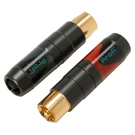 Neutrik NF2C-B/2 Кабельный разъем RCA "папа" (пара)