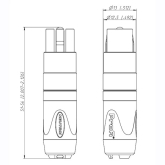 Neutrik NF2C-B/2 Кабельный разъем RCA "папа" (пара)