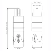 Neutrik NF2C-B/2 Кабельный разъем RCA "папа" (пара)