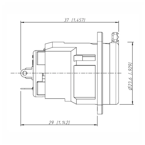 Neutrik NJ3FP6C-Bag Разъем Jack 6.3 мм "мама"