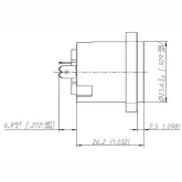 Neutrik NL2MP Панельный разъём SPEAKON