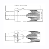 Neutrik NL4FX Кабельный разъем Speakon