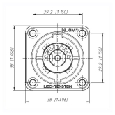 Neutrik NL8MPR Панельный разъём Speakon