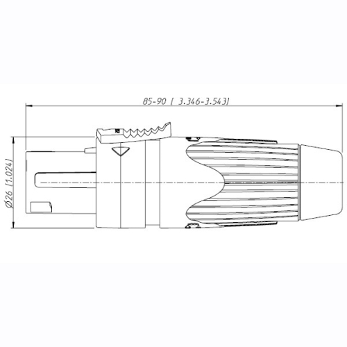 Neutrik NLT4FX Кабельный разъем Speakon