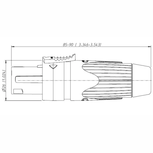 Neutrik NLT4FX Кабельный разъем Speakon