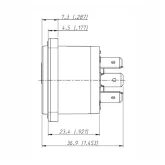 Neutrik NLT8MP Панельный разъем Speakon