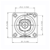 Neutrik NLT8MP Панельный разъем Speakon