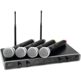 Omnitronic UHF-104 Wireless Mic System Радиосистема с 4-мя ручными передатчиками