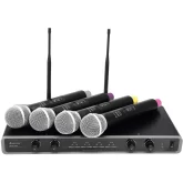 Omnitronic UHF-104 Wireless Mic System Радиосистема с 4-мя ручными передатчиками