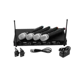 Omnitronic UHF-204 Wireless Mic System Радиосистема с 4 ручными микрофонами