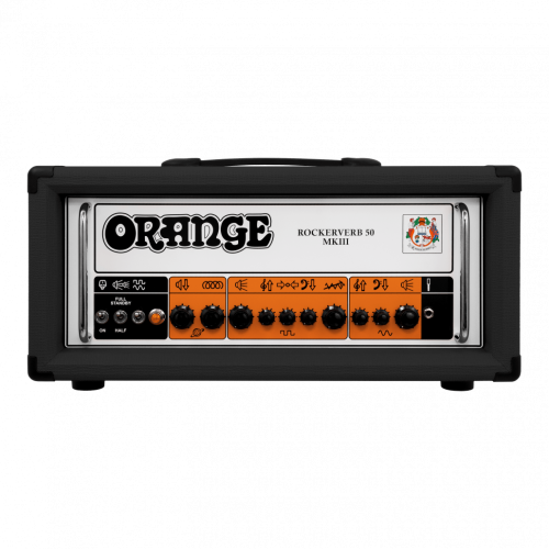 Orange RockerVerb 50H BK MKIII BK Ламповый гитарный усилитель, 50 Вт.