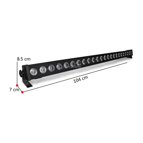 PROCBET BAR LED 24-4 RGBW Линейный светодиодный прожектор, RGBW, 24х4 Вт