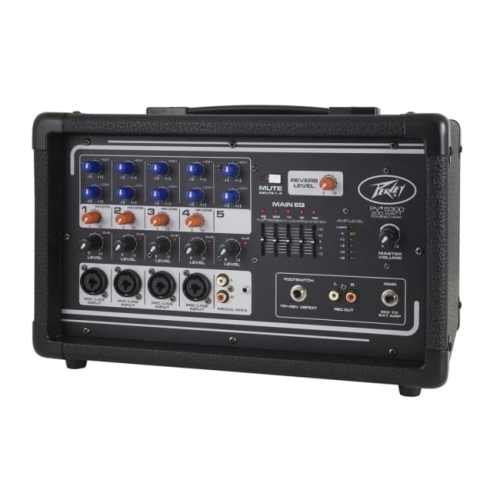 Peavey PV 5300 5-канальный активный микшерный пульт, 2х100 Вт.