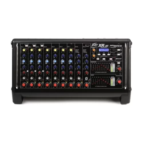 Peavey XR-AT 9-канальный активный микшерный пульт, 2х500 Вт., Bluetooth, Auto-Tune